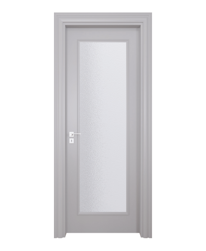 BY-5012V Porte intérieure Laqué Vitrée